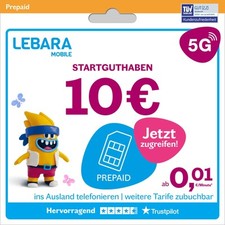 Lebara prepaid sim gebraucht kaufen  Düsseldorf