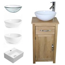 Solid oak bathroom for sale  Shipping to Ireland