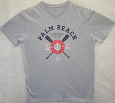 Blusa Palm Beach Nautical Club gola V manga grande feminina cinza em excelente estado usado comprar usado  Enviando para Brazil