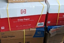 Papel multiuso para impressão e cópia, 8,5 x 11 5000 folhas/caixa. Várias marcas disponíveis comprar usado  Enviando para Brazil
