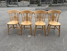 Blonde pine chairs for sale  SHIPSTON-ON-STOUR