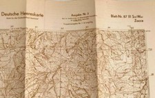 Deutsche heereskarte zocca gebraucht kaufen  Speyer