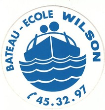 Autocollant bateau ecole d'occasion  Riedisheim