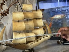 Handcrafted horn sailboat for sale  WISHAW