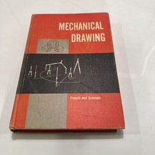 Mechanical Drawing McGraw Hill 6th Edition French and Svensen Hardcover 1957 comprar usado  Enviando para Brazil