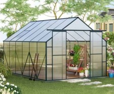 Outsunny 8x12ft polycarbonate for sale  HOLMFIRTH