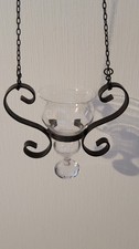 Wandkerzenhalter metall glas gebraucht kaufen  Bergen