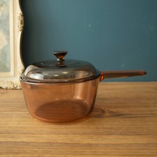 Panela e tampa Visions by Corning 1,5L âmbar vintage comprar usado  Enviando para Brazil