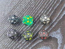 Dados MTG, Senhor dos Anéis, Spindown D20 cada um (6 dados no total), usado comprar usado  Enviando para Brazil