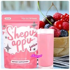 You Glow Babe SHAPE UP SHEPU APPU mistura de suco em pó, 10 saquetas x 15g cada comprar usado  Enviando para Brazil