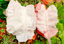 Boné DREAM 0-3 anos bebê menina babados tradicional forrado broderie verão forrado  comprar usado  Enviando para Brazil