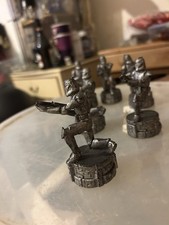 Set seven pewter for sale  POOLE