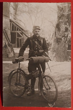 Cartolina militare velocipede usato  Pistoia