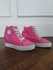 Converse compensées rose d'occasion  Elbeuf