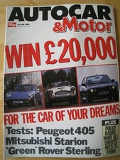 Autocar magazine jun for sale Autocar magazine jun for sale  BRISTOL