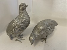 Pair silver ornamental for sale  UK