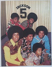 JACKSON 5 - 1977 Full page UK music annual poster MICHAEL JACKSON THE JACKSONS comprar usado  Enviando para Brazil