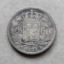 Luis XVIII - 1/2 Franco 1824 en Paris comprar usado  Enviando para Brazil
