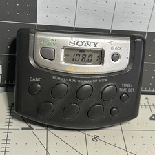 Usado, Rádio meteorológico portátil Sony Walkman SRF-M37W AM/FM - FALTA tampa da bateria comprar usado  Enviando para Brazil