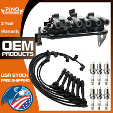 Kit de bobina de ignição e vela de ignição e fio para 05-09 Hyundai Tucson Kia 2.7L V6 UF498 comprar usado  Enviando para Brazil