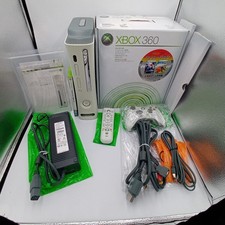 Console Microsoft Xbox 360 branco na caixa com Game Live Edition japonês testado na caixa comprar usado  Enviando para Brazil