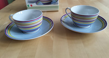 Cappuccinotassen bunt geringel gebraucht kaufen  Bielefeld