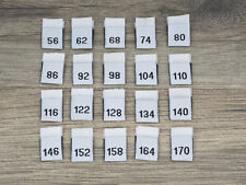 Stück gewebte größenetikett gebraucht kaufen Stück gewebte größenetikett gebraucht kaufen  Dresden