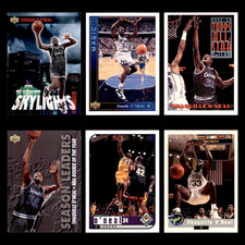 Shaquille ONeal Lote 6 Cartões de Basquete 1993 Upper Deck Orlando Magic Set NBA QUASE PERFEITO comprar usado  Enviando para Brazil