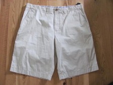 Usado, Shorts masculino Tommy Hilfiger frente plana chino osso algodão 36 x 11 (Mar56-2) comprar usado  Enviando para Brazil