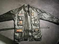 Biker herren lederjacke gebraucht kaufen  Würzburg