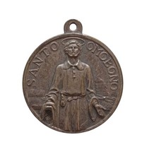 Medaglia religiosa votiva usato  Roma