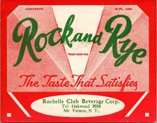 Vintage rock rye for sale  Miami