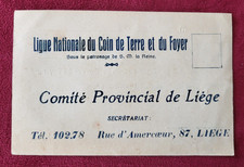 Carte visite ligue d'occasion  Dinan