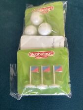Subbuteo confezioni bandierine usato  Santa Margherita Ligure