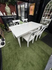 Ikea white exetended for sale  LONDON