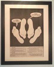 NHS*Health Warning*1978*ORIGINAL*POSTER*AD*QUALITY*FRAMED*FAST WORLD SHIP comprar usado  Enviando para Brazil