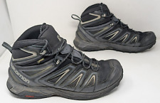 Botas de caminhada Salomon X Ultra 3 médias masculinas tamanho 10 Gortex impermeáveis pretas, usado comprar usado  Enviando para Brazil
