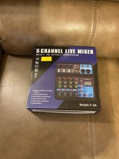 MIXER AO VIVO 5 CANAIS PROCESSADOR DE EFEITO INTEGRADO - MODELO: F-5A comprar usado  Enviando para Brazil