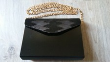 Borsa clutch nera usato  Milano