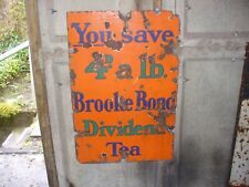 Enamel sign vintage for sale  ABERYSTWYTH