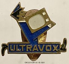 ULTRAVOX MILANO 1948 DISTINTIVO PUBBLICITARIO AZIENDA PRODUTTRICE ELETTRONICA comprar usado  Enviando para Brazil