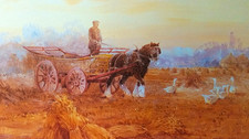Harvest scene horse for sale  NELSON