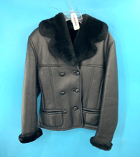 Shearling black leather for sale  Dallas