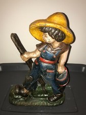 Cast iron boy for sale  Whitmore Lake