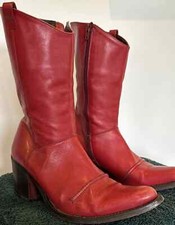 Dkny red leather for sale  CATERHAM