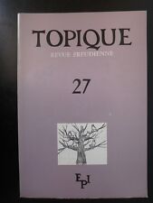 Psychanalyse topique revue d'occasion  Saint-Amand-Longpré