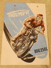 Riginal triumph prospekt gebraucht kaufen  Wiesloch