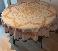 Tischdecke rund feine gebraucht kaufen  Neulußheim