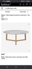 Table basse ronde d'occasion  Jurançon