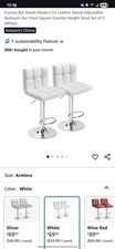 Furmax bar stools for sale  Malden